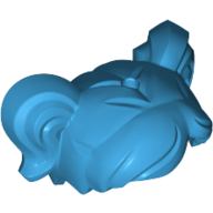 Lego Hair 2 Ponytails / Dark Azure