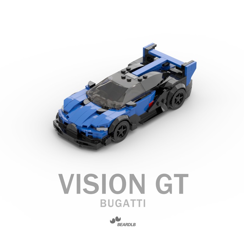 Lego BUGATTI-VISION-GT 8 wide speed champions