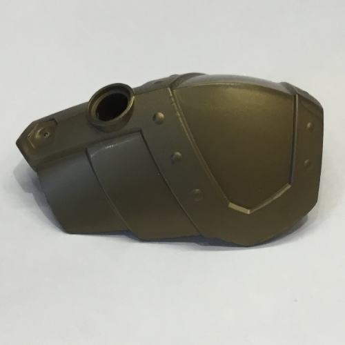 Lego Large Figure Shoulder Cover, Armor, Smooth / Flat Dark Gold