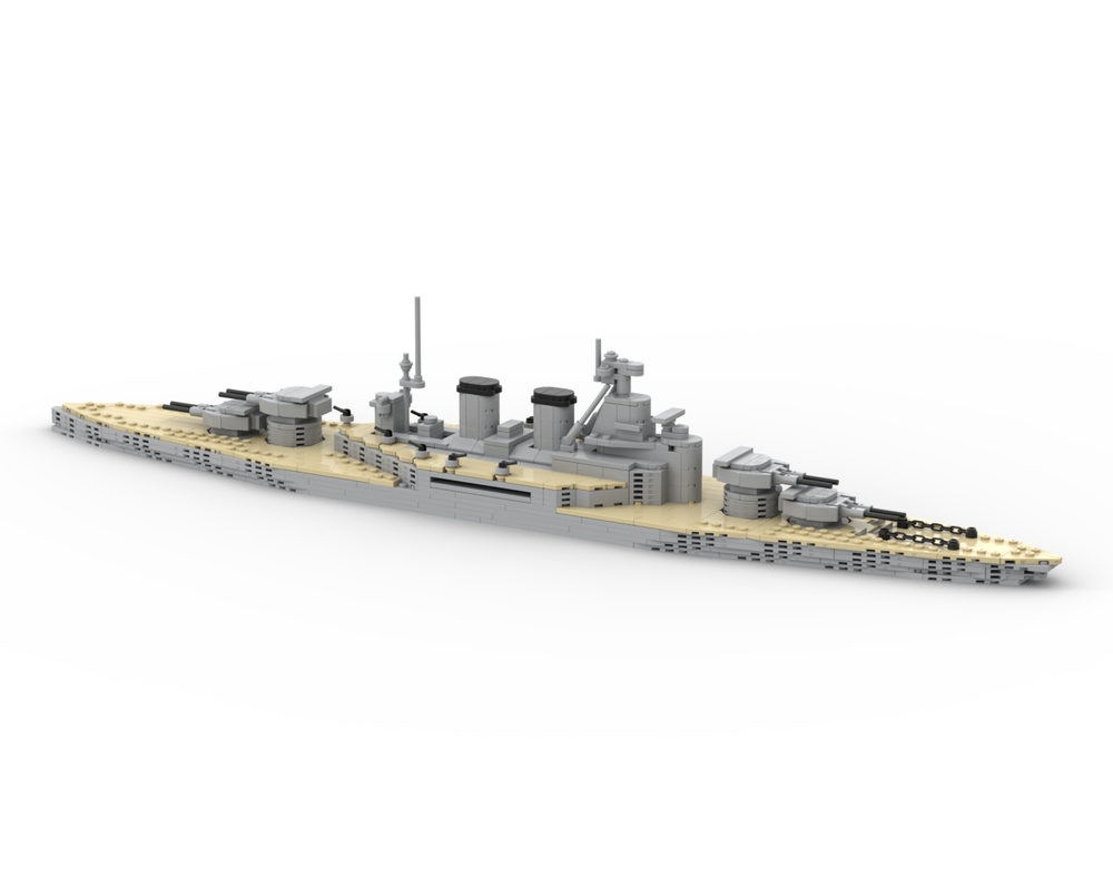Lego HMS Hood Battleship MOC