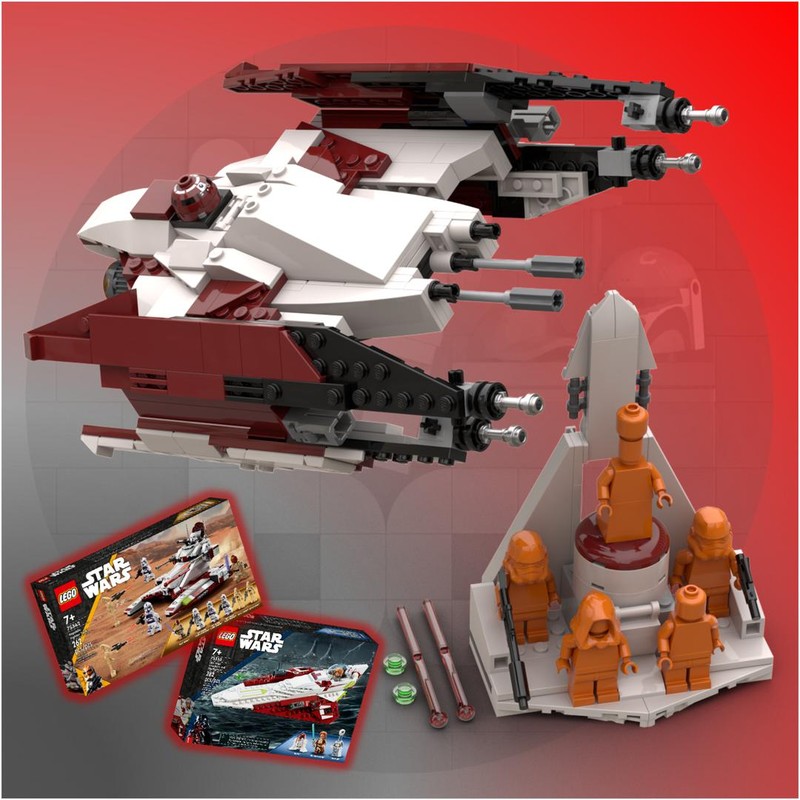Lego 75333 - 75342 - Tie Silencer- 187th Legion Edition