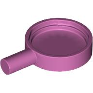 Lego Equipment Frying Pan / Medium Dark Pink