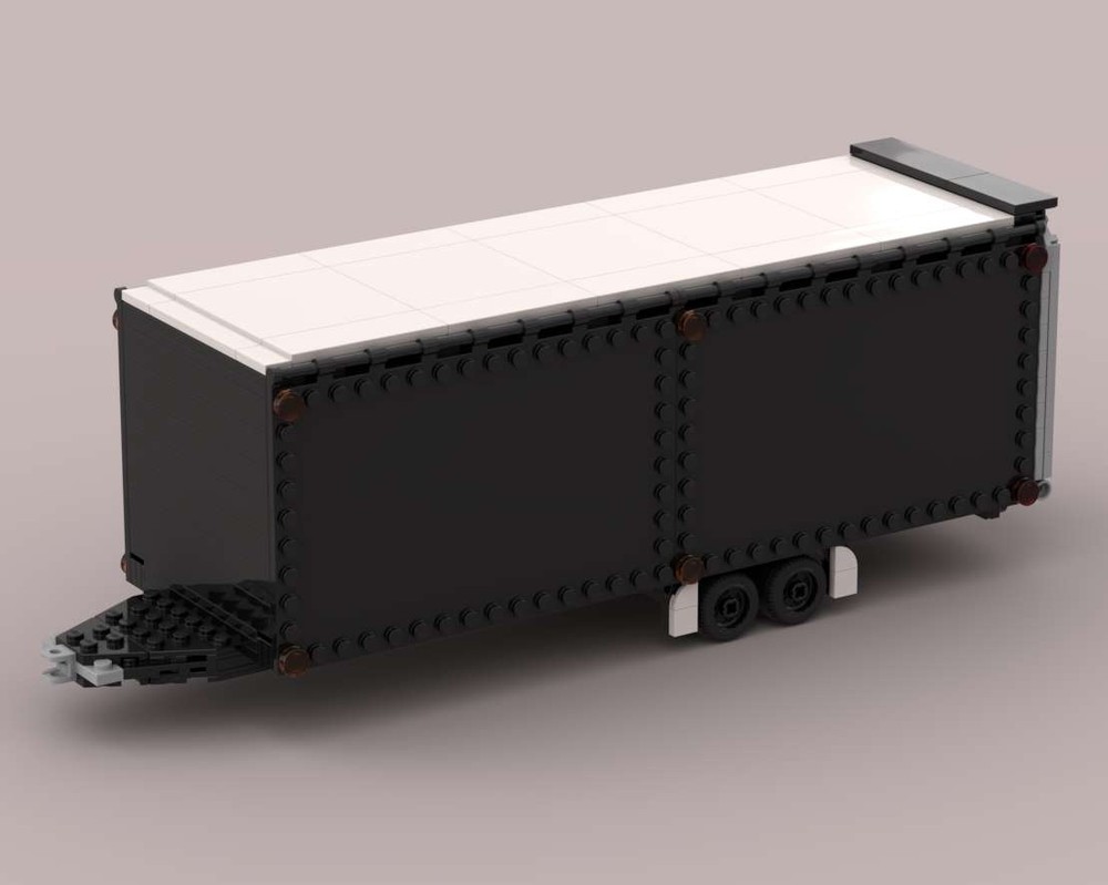 Lego Enclosed Car Trailer for 8 Wide Cars
