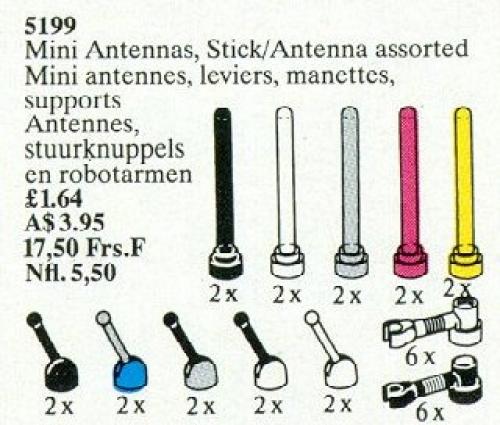 Lego Mini Antennas and Stick