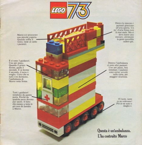 Lego 1973 Large Italian (97520-It)