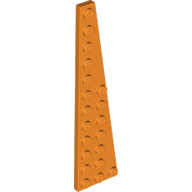 Lego Wedge Plate 12 x 3 Right / Orange