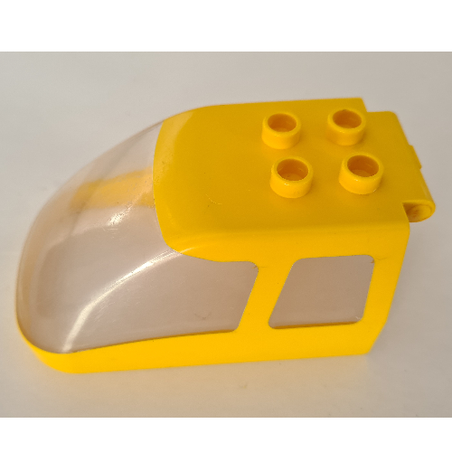 Lego Duplo Train Passenger Car Front Canopy / Yellow