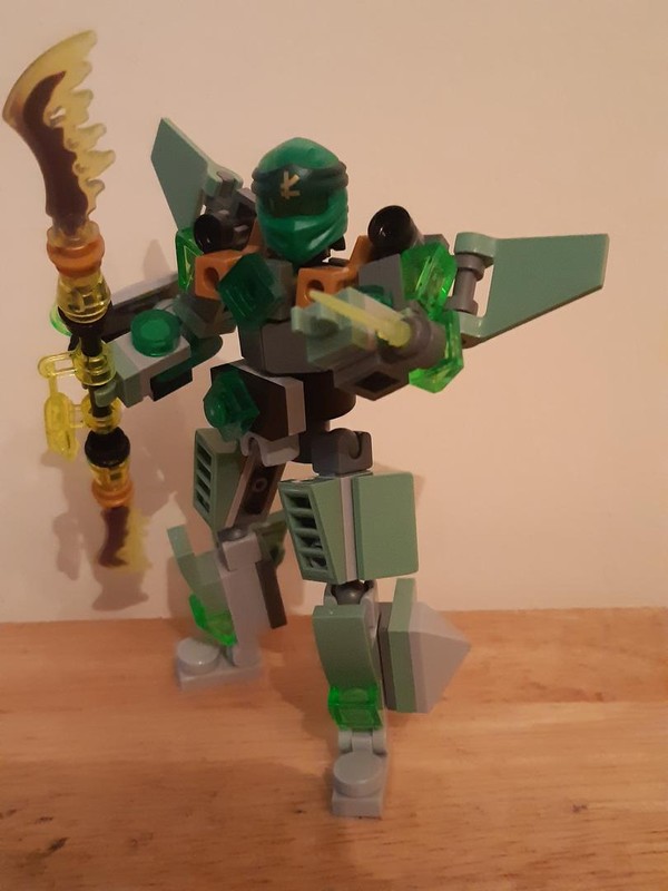 Lego Green Ninja Ninjago Mini Mech Figure