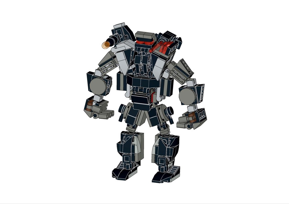 Lego Super Black Mech