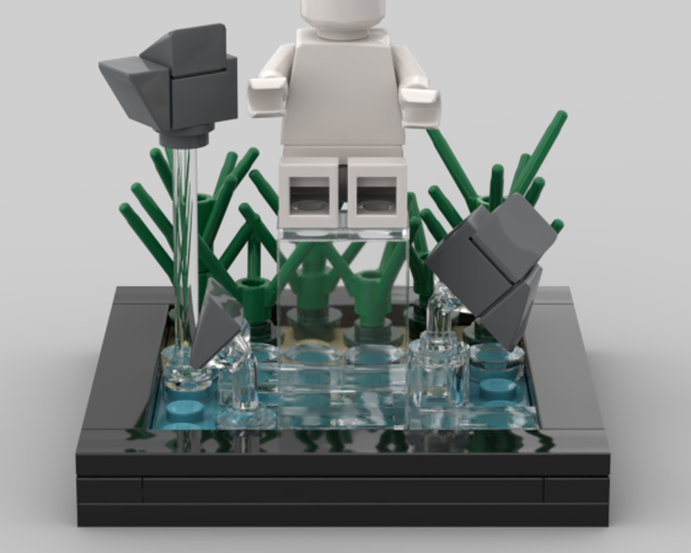 Lego meditation display base