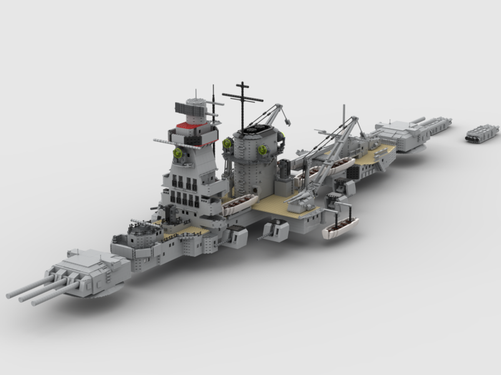 Lego Admiral Graf Spee superstructure