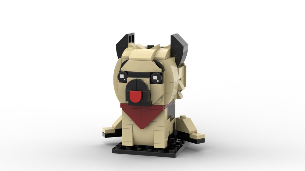 Lego French Bulldog Brickheadz