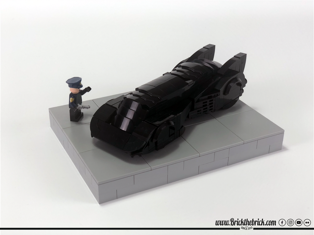 Lego 1989 BATMOBILE SHIELD OF JERRY BUILDS BRICKS POWERED BY BRICKTHEBRICK