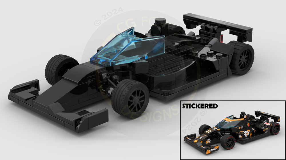 Lego Indycar 2021 ECR Veekay Oval - Bitcoin