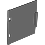 Lego Duplo Door, Cabinet 3 x 3.5 / Dark Bluish Gray