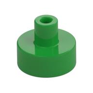 Lego Tile Round 1 x 1 with Hollow Bar / Bright Green