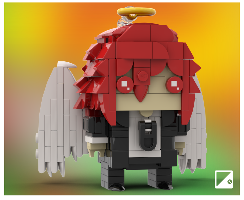 Lego Chainsaw Man LEGO Brickheadz MOC ~ Angel (The Angel Devil)