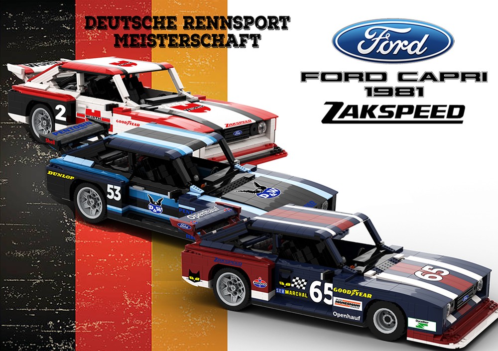 Lego Zakspeed Capri - Ftek Triple Pack