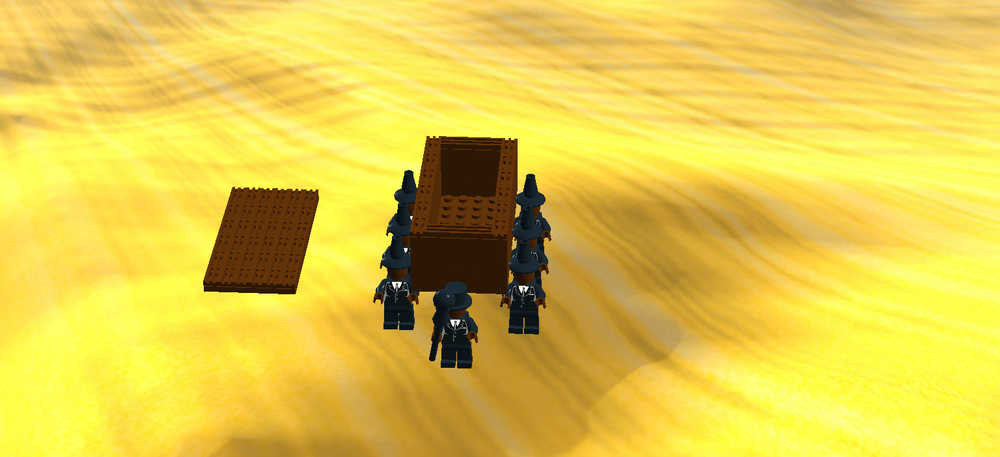 Lego Black coffin lift team