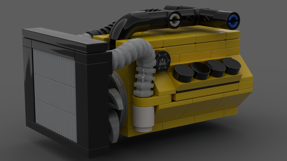 Lego 1:17 V8 Diesel Engine