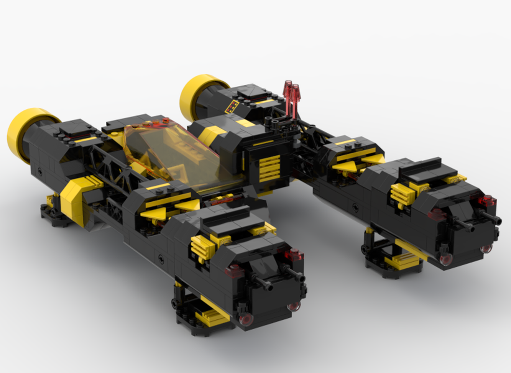 Lego Blacktron spaceship B