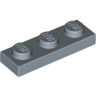 Lego Plate 1 x 3 / Sand Blue