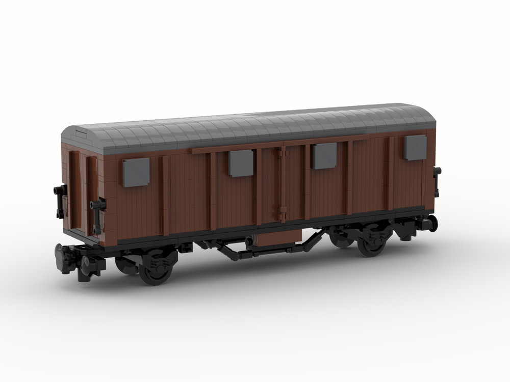 Lego Covered Freight Wagon (8w)