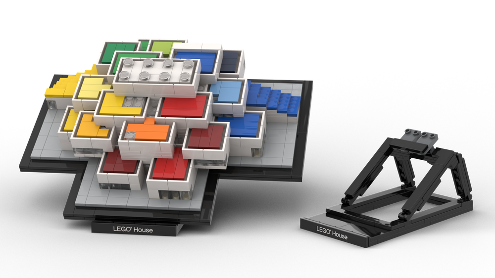 LEGO Architecture 21037 LEGO House Display Stand