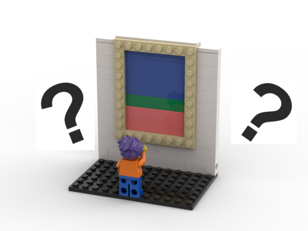 Lego 3D Mini Masterpiece - No. 6 (Violet, Green and Red)