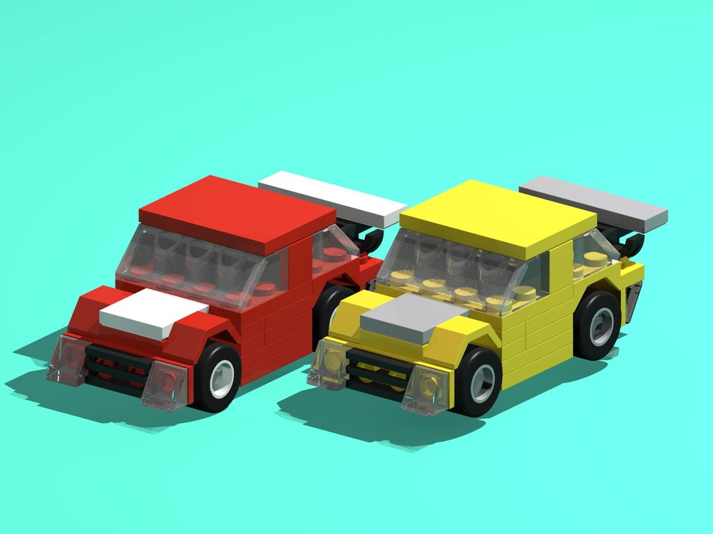 LEGO tiny racecars