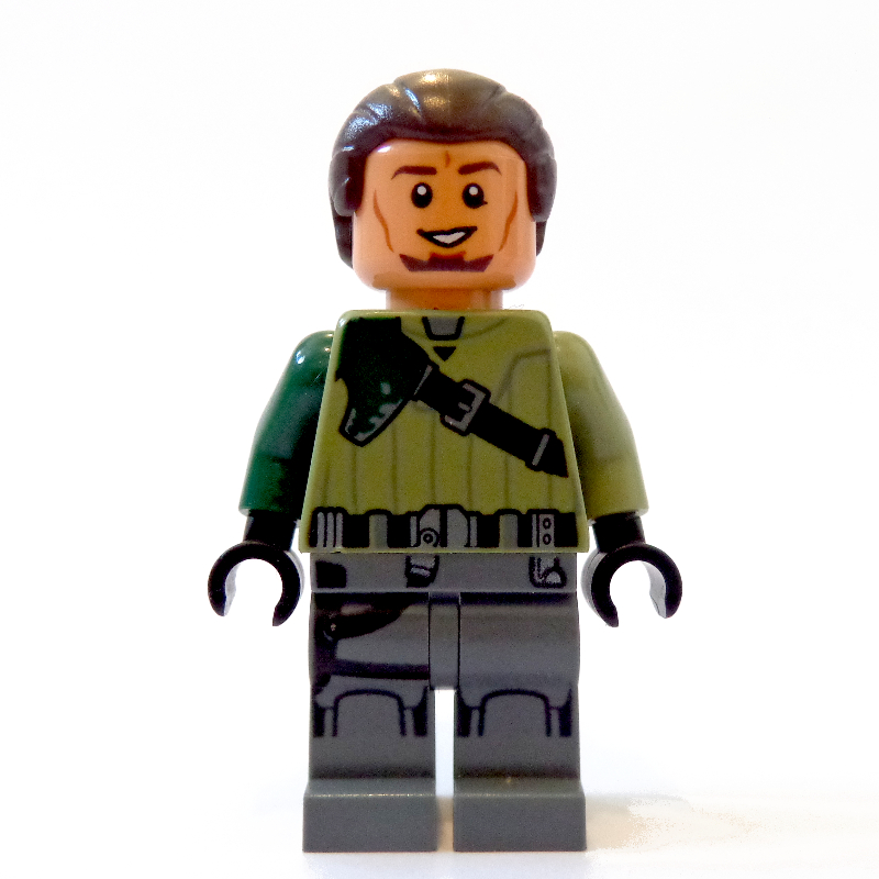 Lego Kanan Jarrus, Dark Brown Hair, Dark Brown Eyebrows