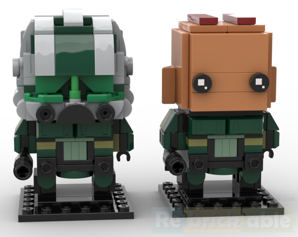 Lego Phase 2 Commander Gree Brickheadz