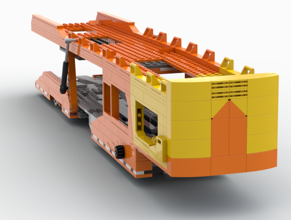 Lego 6 car speed champions trailer
