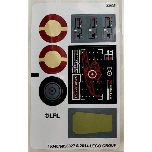 Lego Sticker Sheet for Set 75043-1 / [No Color/Any Color]