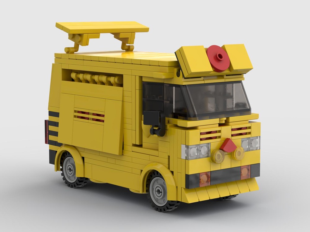 Lego Wheels on Meals van
