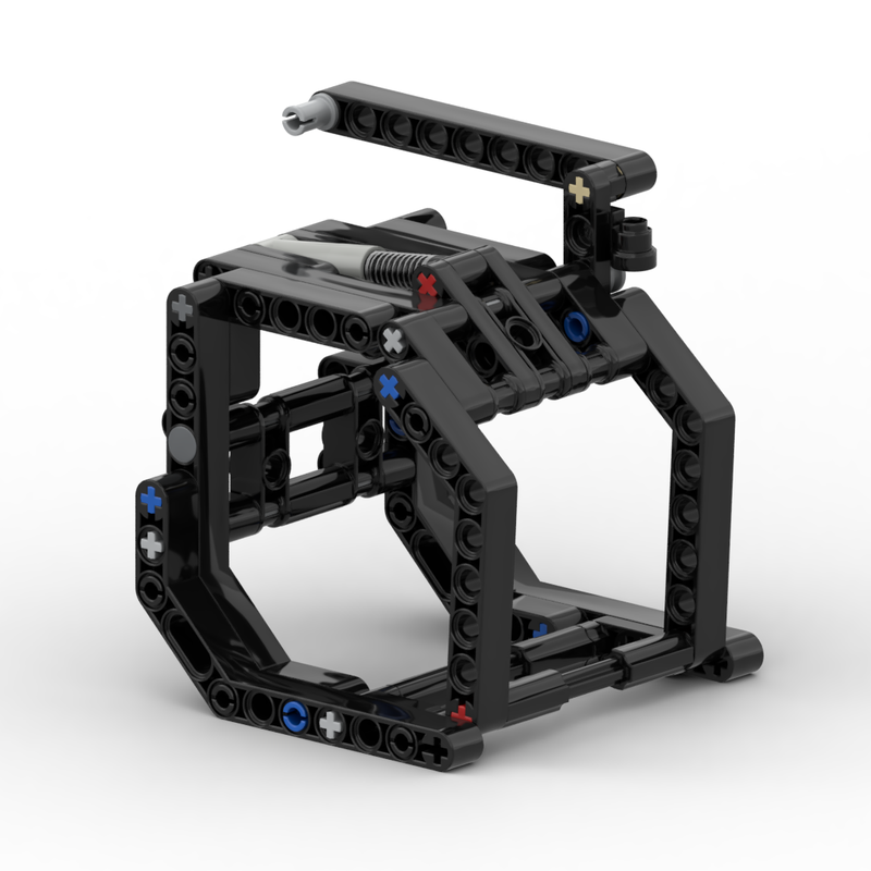 Lego Log grapple with automatic opening/closing