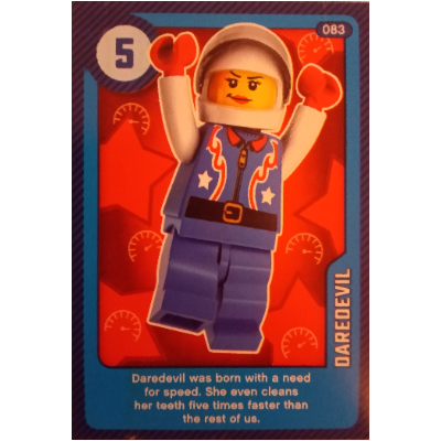 Lego Trading Card, Create the World Living Amazingly - Daredevil