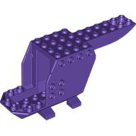 Lego Helicopter Body 4 x 14 x 5 / Dark Purple