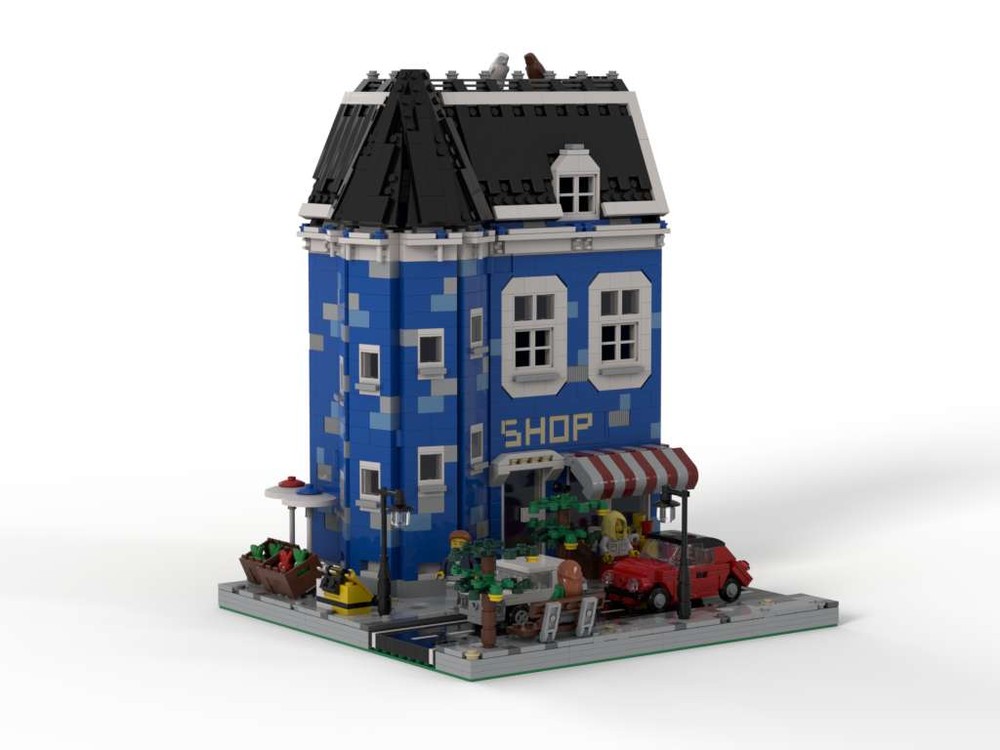 Lego Modular blue shop