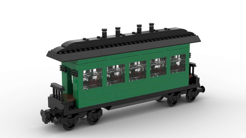 Lego Passenger car from Central Pacific No.131 (Back to the future - part III)
