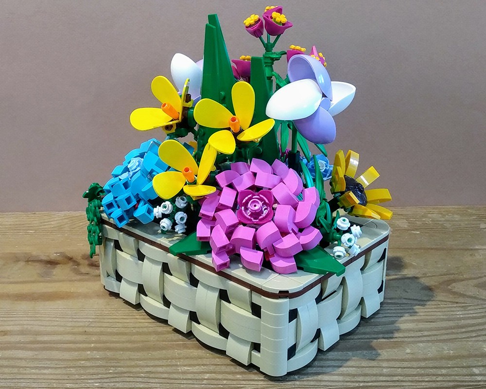 Lego Flower Basket,