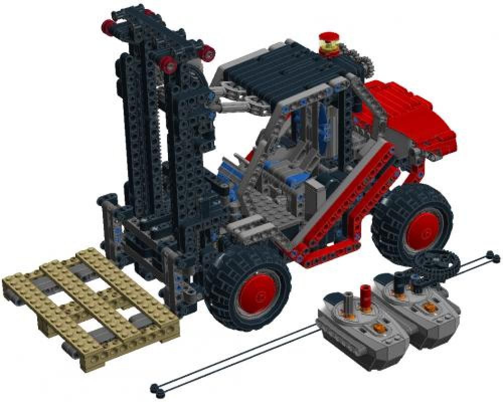 Lego 8416 Fork-lift Motorized & RC