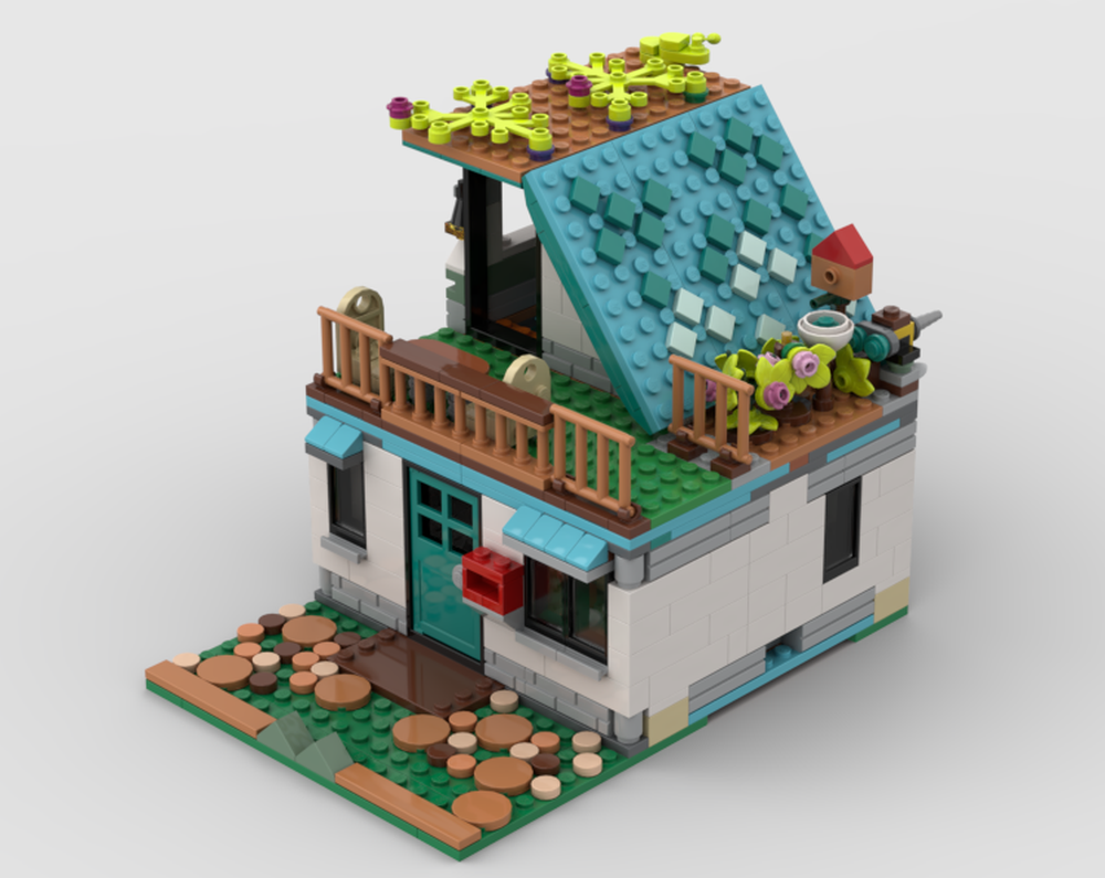 Lego 16 wide Modular Cozy house