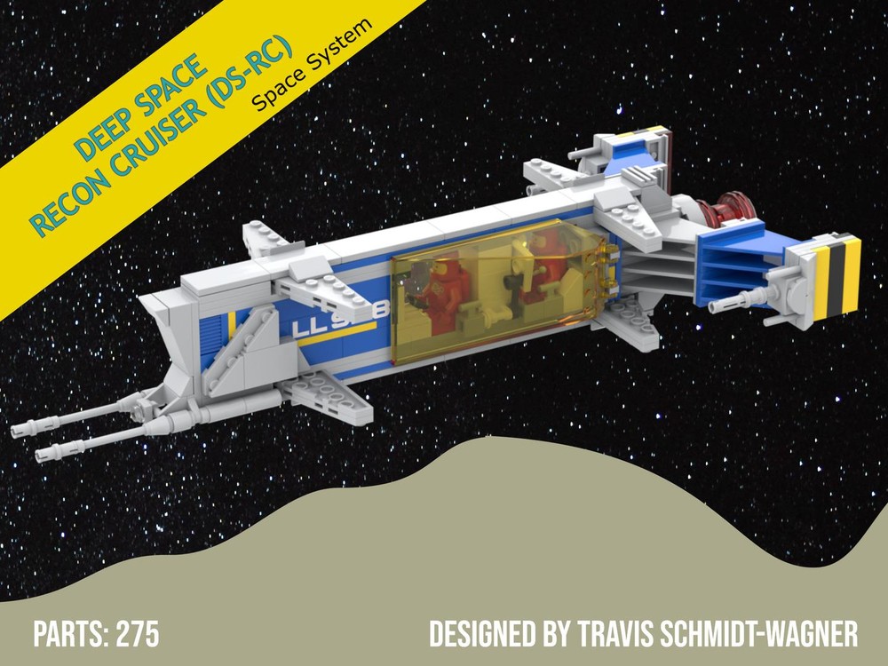 Lego 10497 Alt Build- Deep Space Recon Cruiser