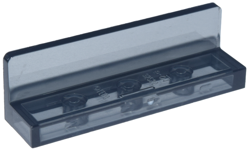 Lego Panel 1 x 4 x 1 / Trans-Black