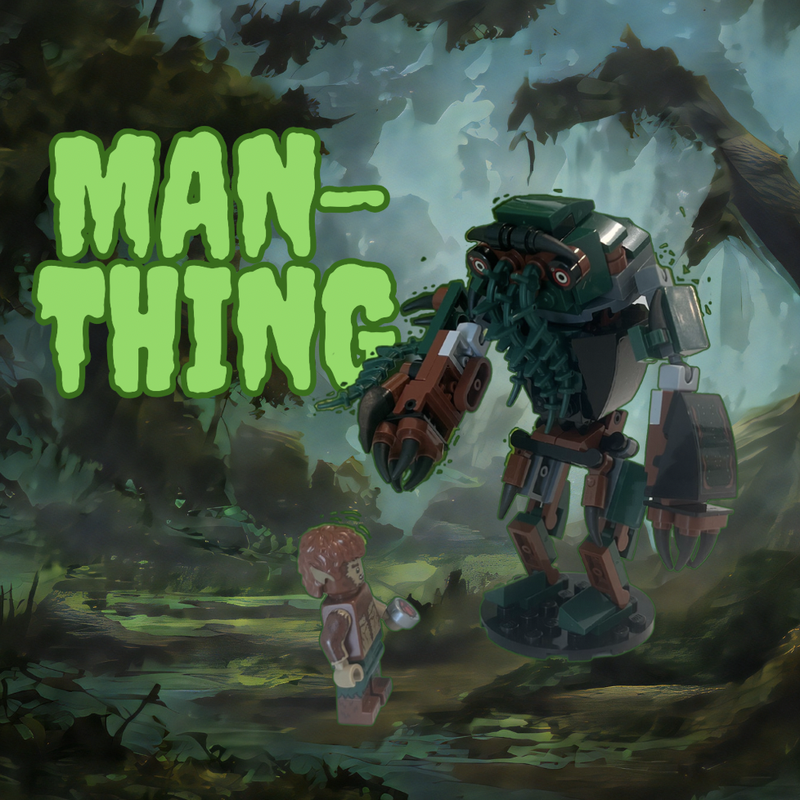 Lego Man-Thing - werewolf