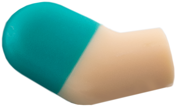 Lego Arm, Right with Molded Dark Turquoise Short Sleeve  Pattern
