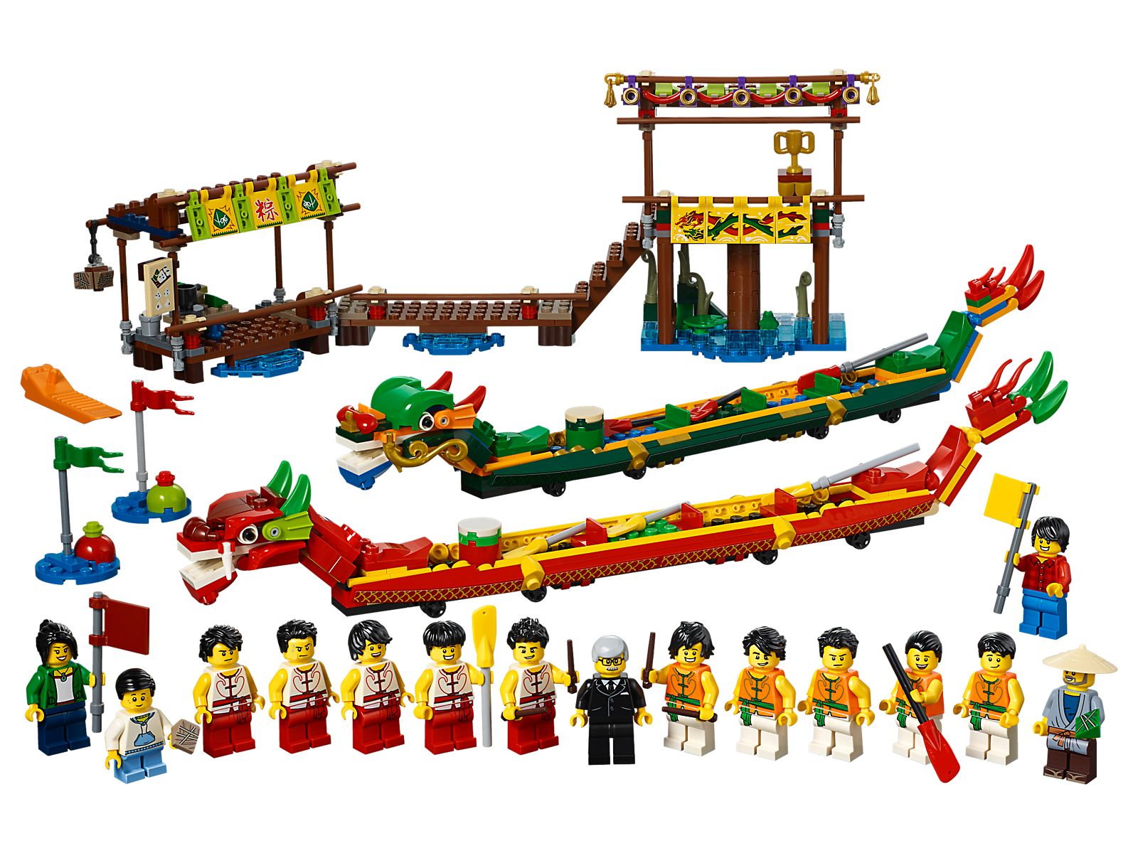 Lego Dragon Boat Race