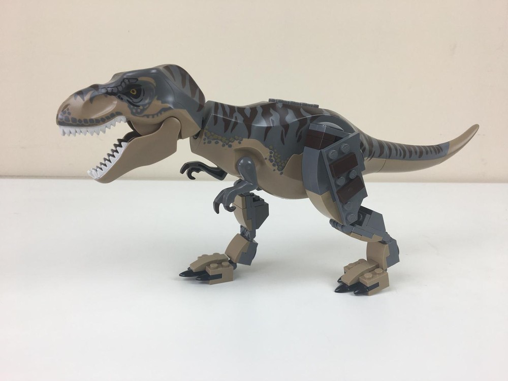Lego T-Rex Big-fig mod - Pose-able legs!!