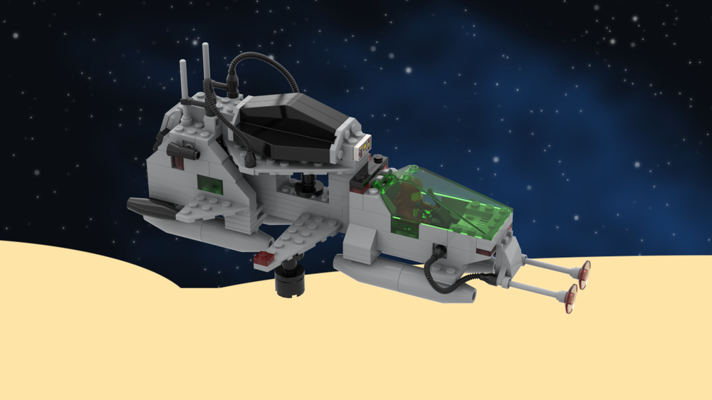 Lego Classic Space Reimagined: Un-named 'Heavy Payload' spacecraft 1968